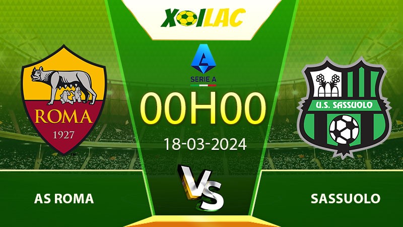 Soi kèo AS Roma vs Sassuolo