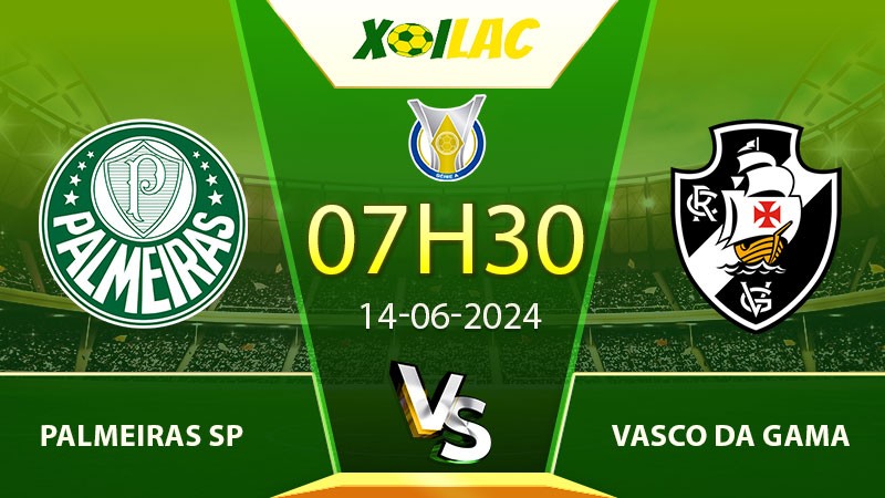 Soi kèo Palmeiras SP vs Vasco Da Gama